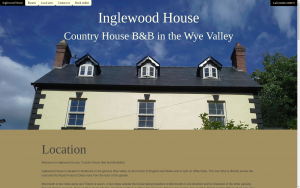 Inglewood House website homepage